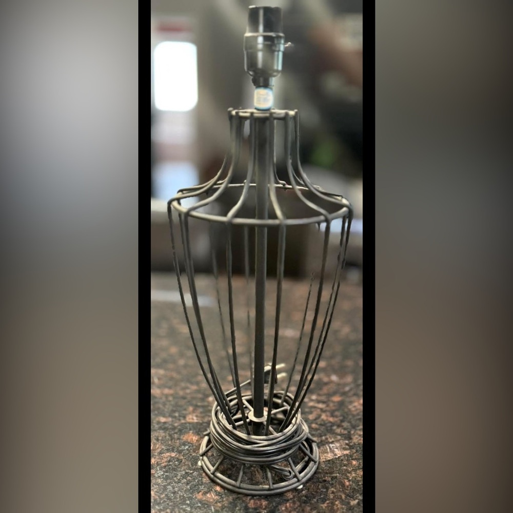 Elegant Black Wire Lantern
